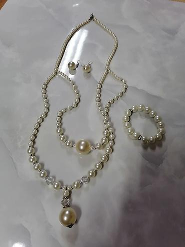Setovi nakita: Elegantni set nakita sa bisernim perlama - Kompleti sa više varijanti — 6
