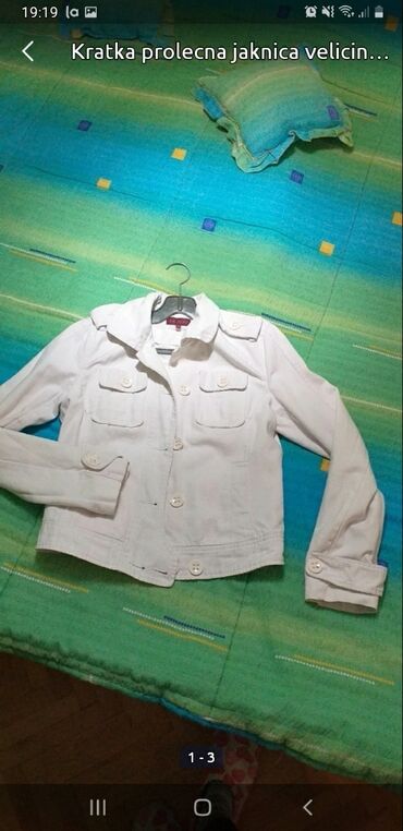 mango kožne jakne: Kratka prolecna bela jakna vel.S