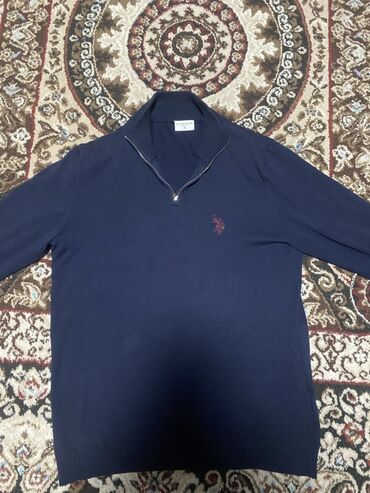 полузамок поло мужской: Мужской свитер, M, Us Polo Assn, Новый