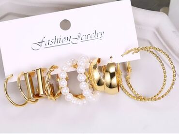 muske farmerke fashion and friends: Earrings set