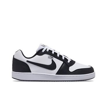 кожаные кеды: Кеды Nike Ebernon Low Premium 42 размер 27см 9US Черно белая