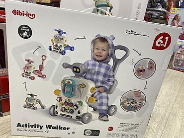 Бала бастыргычтар: Прогулочный развивающий центр Bibi-inn 6-в-1 Activity Walker — 1