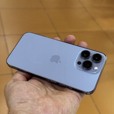 Apple iPhone: IPhone 13 Pro, Б/у, 128 ГБ, Pacific Blue, Чехол, 84 % — 4