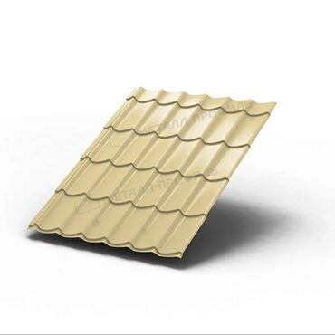 Profnastil: Fərqli rənglərdə metal kirəmit təklif olunur. Bu kirəmitlər dam örtüyü — 9