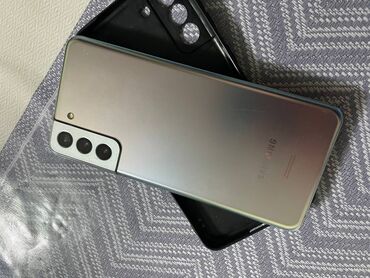 Samsung: Samsung Galaxy S21, Б/у, 256 ГБ, цвет - Серый, 1 SIM