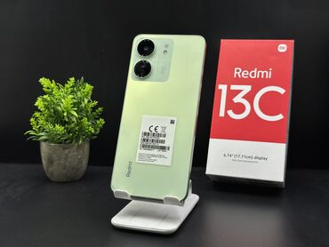 чехлы поко: Redmi, Redmi 13C, Б/у, 256 ГБ, цвет - Зеленый, 2 SIM