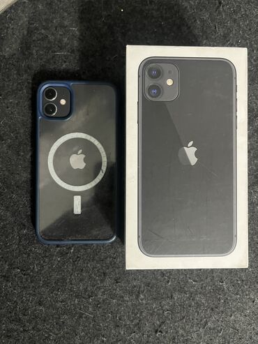 iphone 12 128gb: IPhone 11, Б/у, 128 ГБ, Черный, Чехол, Коробка, 75 %