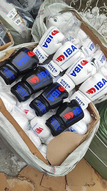boxing: Боксерские перчатки Green Hill IBA.🇰🇬Цвет🇰🇬🇰🇬💪🏼 ⬜-⬛ — 5