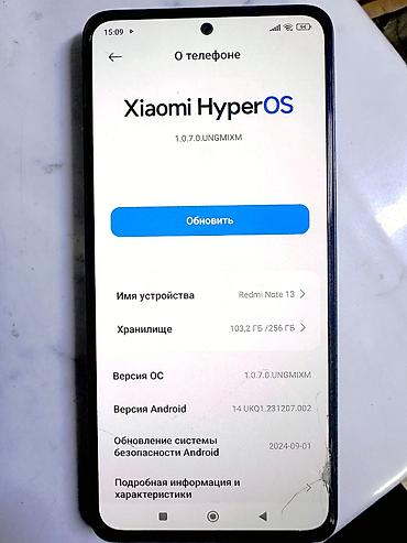 mac mini 4: Redmi, Redmi Note 13, Б/у, 256 ГБ, цвет - Черный, 2 SIM — 2