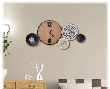 часы настенные с боем: Настенные часы-декор в современном стиле - Композиция из пяти круглых