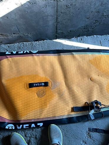 Водный транспорт: Надувная доска для сапсерфинга в комплекте с насосом Feather Lite — 4