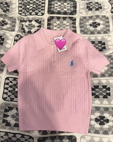 Кофты, свитеры: Ralph Lauren qısaqollu trikotaj polo sviterlər - Modellər: kabel — 2