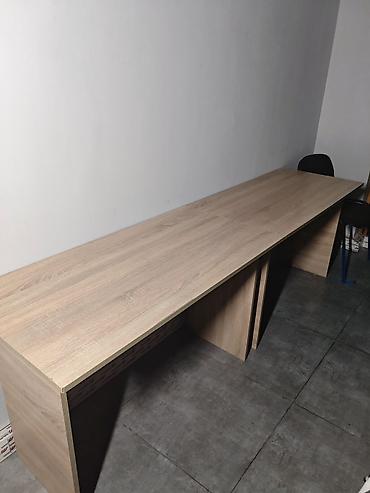 Düz masa, Siyirməsiz, Teksturalı laminat, Zəmanətsiz, Kredit yoxdur