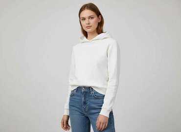 cropp wyprzedaż bluzy: Sinsay, Bluza z kapturem damska, rozmiar 2XS