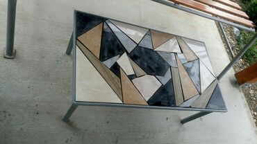 Setovi stolova i stolica: Stolovi rucno radjeni. Dekorativni i kvalitetni. Metalna konstrukcija — 1