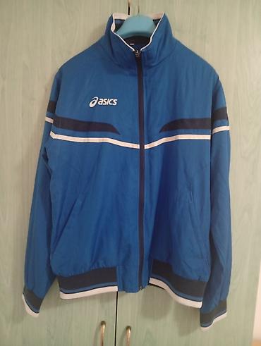 Jakne za prelazni period: ASICS muška sportska jakna – plava Top ocuvana. - Model: lagana — 4