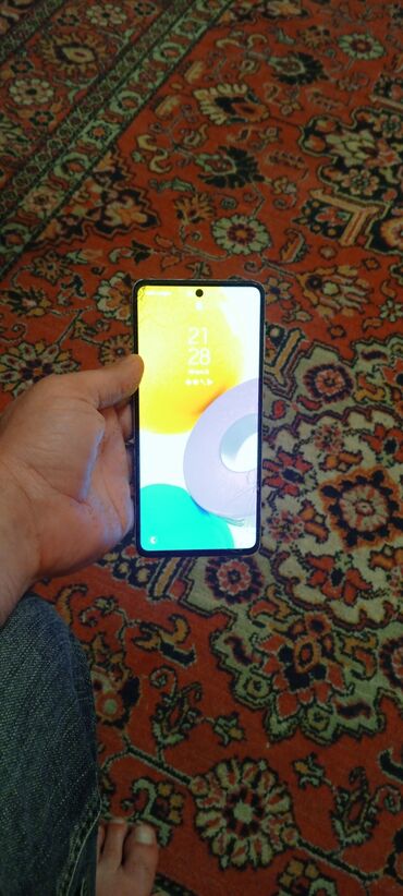 kreditle playstation 4: Samsung Galaxy M52 5G, 128 GB, rəng - Ağ, Barmaq izi, Face ID