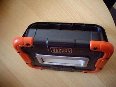 Baštenska rasveta: BLACK+DECKER prenosna LED radna lampa - Snažan COB LED panel za širok — 25