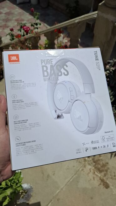 mikro qulaq: Yeni Simsiz (Bluetooth) Qulaqcıqlar, JBL, rəng - Ağ