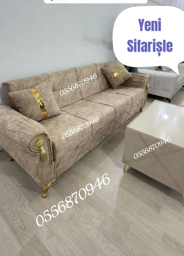 Sifarişlə divanlar: Divan, Qonaq otağı üçün, Parça, Açılan — 9