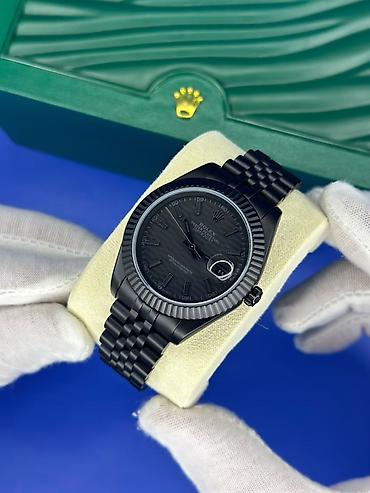 Личные вещи: Новый, Наручные часы, Rolex, цвет - Черный — 9