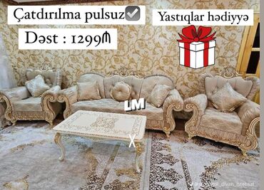 Quruducular: *⚜️Klassik dəst Divan+2 kreslo ⚜️* Yeni və sifarişlə Qiymət 