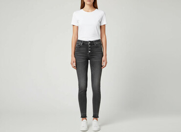 jeansy z dziurami zara: Zara, Jeansy damskie, rozmiar S