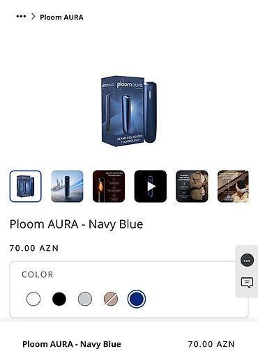 Личные вещи: Ploom Aura tütün qızdırıcı cihazı – Navy Blue rəngdə. Şəkillərdə — 6