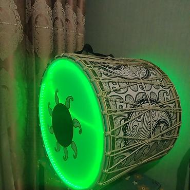 3v adapter: LED işıqlı zurna davulu - Korpus: klassik kəlləvi iplə bərkidilmiş — 4