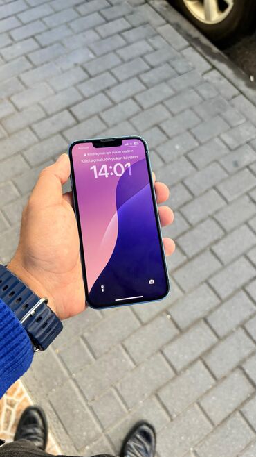 Apple iPhone: IPhone 13, 128 GB, Mavi, Sənədlərlə, Face ID, Simsiz şarj — 3