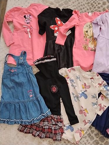 Paketi dečije odeće: Lot dečjih haljina i tunika za devojčice – razni modeli i boje — 2