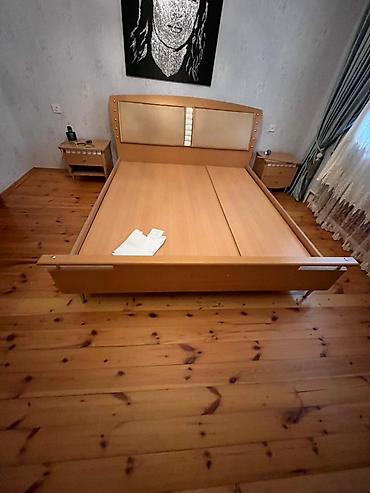 Yataq otağı mebel dəsti - Material: açıq qoz rəngli MDF/laminat lalafo.az -da Yataq otağı mebel dəsti - Material: açıq qoz rəngli MDF/laminat