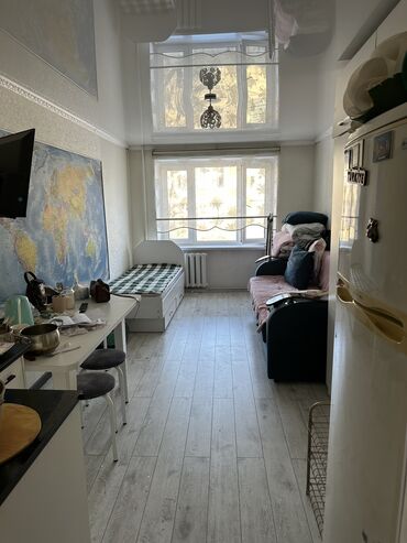 сдаю квартиру долгосрочное цум гум дордой плаза рядом: 1 комната, 16 м², Общежитие и гостиничного типа, 3 этаж, Евроремонт