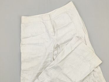 białe eleganckie bluzki damskie duże rozmiary: Spodnie materiałowe, L, stan - Dobry