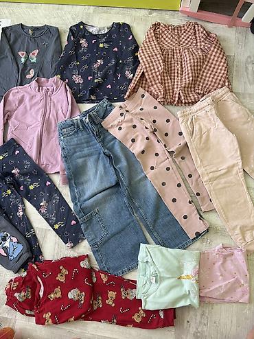 ps obuca: Paket garderobe za devojcicu velicina 5-6 — 6
