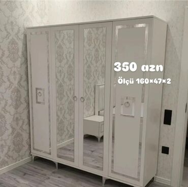 Dolablar: Yeni, Açılan, 3 qapılı Düz dolab, Qarderob, paltar dolabı, Azərbaycan — 5