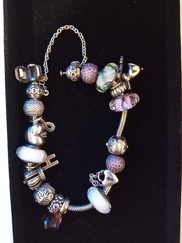 şahmeran qolbaq: Pandora original :Gümüş charm qolbaq – zəngin komplekt Rəng — 1