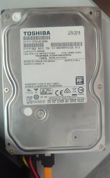 жесткий диск 1 тб купить в бишкеке: Накопитель, Б/у, Toshiba, HDD, 512 ГБ, 3.5", Для ПК