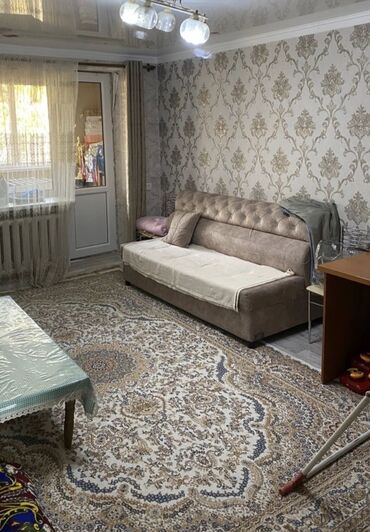 дом квартира ош: 2 комнаты, 45 м², 104 серия, 2 этаж, Евроремонт