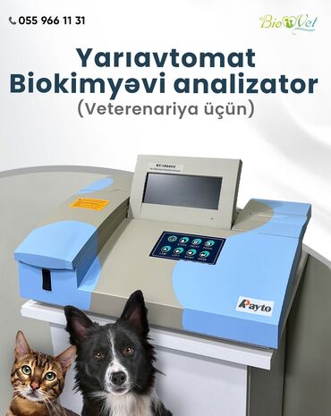 Arıqlama aparatları: Rayto-nun baytarlıq biokimyəvi analizatorları, müxtəlif heyvan