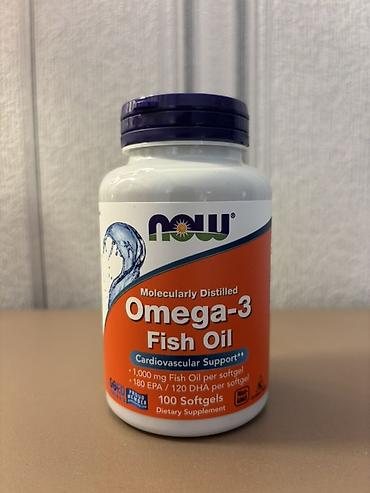 Məhsul: NOW Omega-3 Fish Oil – 100 softgel Xüsusiyyətlər: -