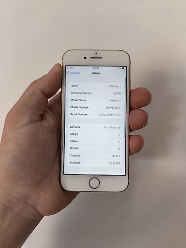 Apple iPhone: Iphone 7 rozi sim free icloud free, sa 32 gb memorije. Telefon je ok — 6