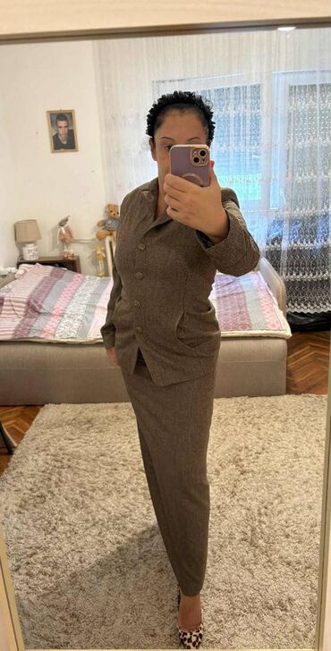 Kompleti: Mona, M, Jednobojni, bоја - Braon — 1