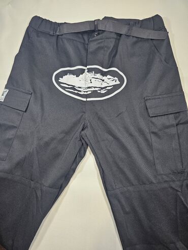 мужская брюки: Брюки XL (EU 42), цвет - Черный