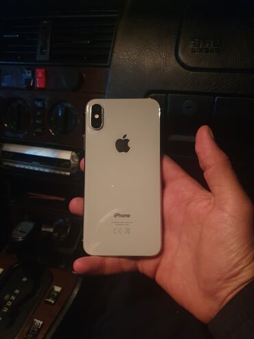 Apple iPhone: IPhone X, 64 GB, Ağ, Face ID