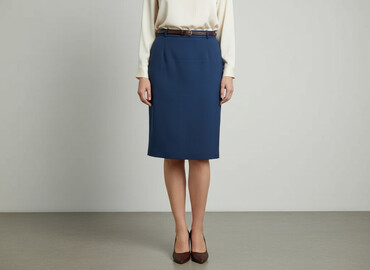 prosta spódnice midi: Women`s skirt, size L
