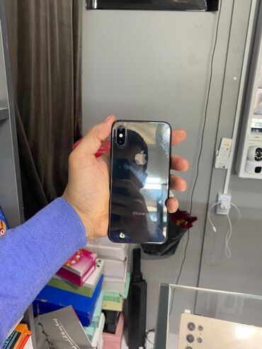 цены на бу айфоны: IPhone Xs, Колдонулган, 64 ГБ, Black Titanium, 77 %