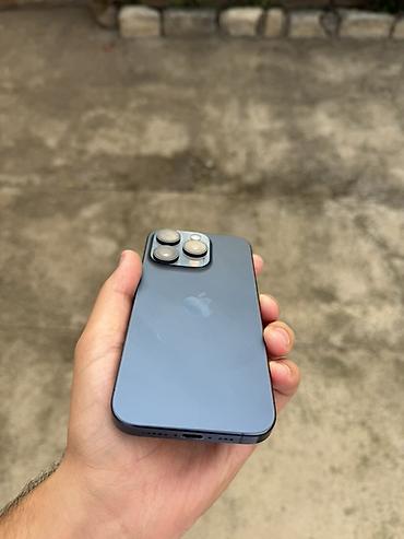 Mobil telefonlar: IPhone 15 Pro, Blue Titanium — 1
