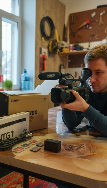 Videokameralar: Canon XF100 və aksesuarları: Əlavə tripod, Əlavə yaddaş kartları(3 -da lalafo.az — 1 Videokameralar: Canon XF100 və aksesuarları: Əlavə tripod, Əlavə yaddaş kartları(3 — 1