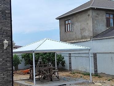 rusiya seyf qapılar: Metalkirəmit dam örtüyü və besedka (çarşı) quraşdırılması xidməti — 3